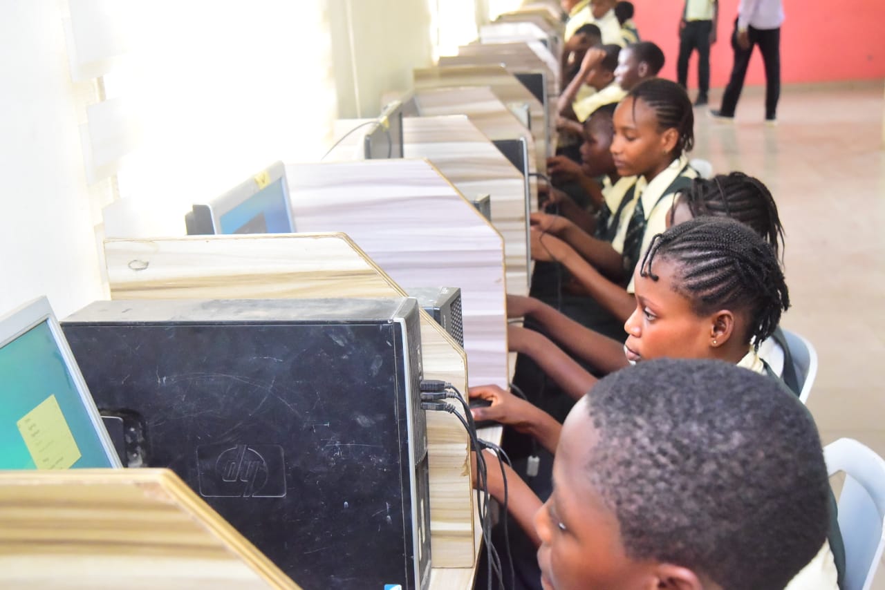 Students in Computer Class
